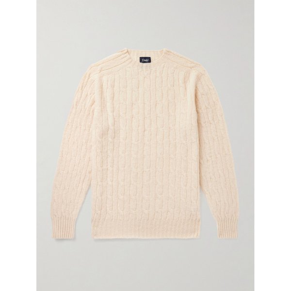드레익스 케이블 니트 브러시드 울 스웨터 46376663162925826