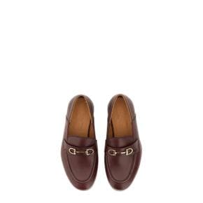 MOCCASIN WITH GANCINI ORNAMENT Loafer 758469_01E100OTTONE BROWN