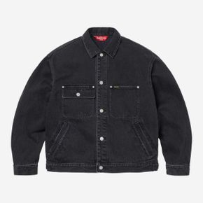 Supreme 슈프림 데님 초어 트러커 자켓 블랙 - 24SS Denim Chore Trucker Jacket Black