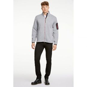 4604823 Jacks Sportswear FULL ZIP - Cardigan grey mix