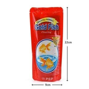 물결샵 골드피쉬 금붕어 비단잉어 색상영양사료 100G 관상어 소품 어항용품 감성 먹이 물고기 붕어밥 간식
