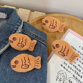 배지 악세사리 옷핀 붕어빵 미니 귀여운 패션 브로치