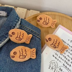 배지 악세사리 옷핀 붕어빵 미니 귀여운 패션 브로치