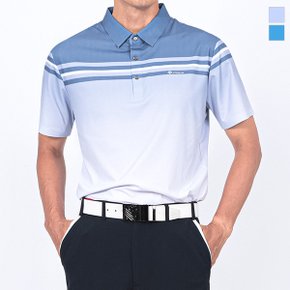 [PARKGOLF] 파크골프 남성 쿨링 그라데이션 스판 카라 티셔츠