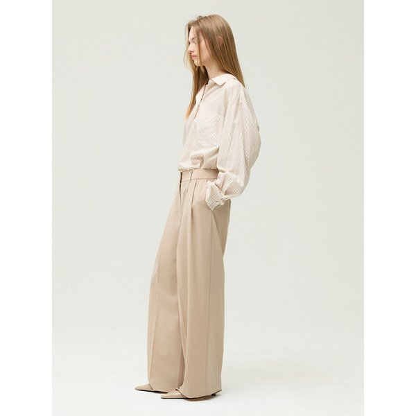 투턱 세미 와이드 팬츠 EMQ3WPT090