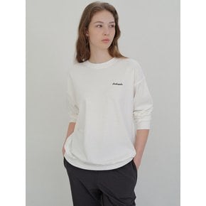 Essential single sweatshirt (ivory)