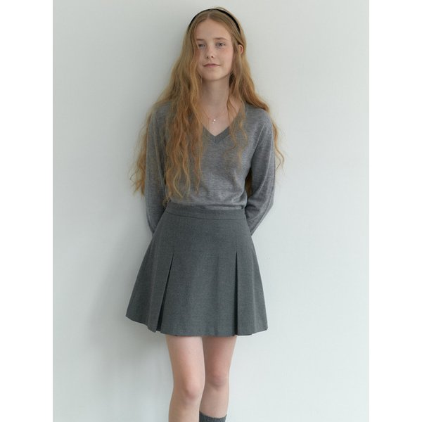 [리퍼브] Fond v-neck knit (gray)