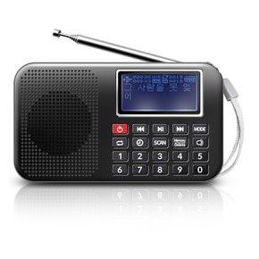 IK-PR130 휴대용 라디오 소형 효도 미니 FM MP3 USB재생 TF AUX
