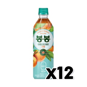 봉봉 아이스티 제로 자몽 홍차음료 500ml x 12개