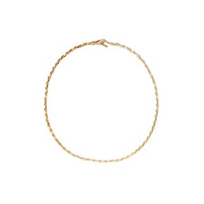 TWIST ROPE NECKLACE_Gold_L