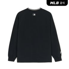 [코리아공식] 스포티브 바시티 오버핏 우븐 맨투맨 NY (Black)