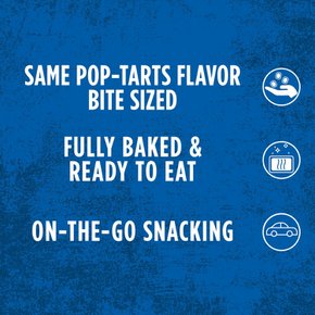 [해외직구] PopTarts  PopTarts  Bites  구운  페이스트리  Bites  서리로  덥은  색종이  조각  케이크  399g  10개