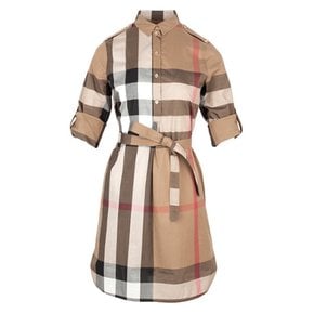 켈시 면 셔츠 드레스 8027708 (TAUPE BROWN)