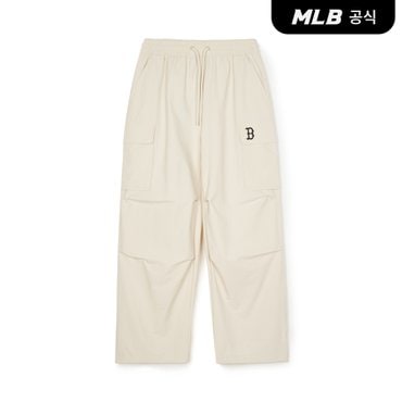 MLB [코리아공식] 여성 베이직 고프코어 카고 와이드 팬츠 BOS (D.Cream)