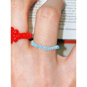 Rainy Sky Fine Color Beads Ring 비즈반지