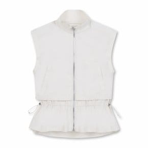 WIND-BREAKER VEST (PATTERN)_NLVAS24102WHX