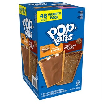  [해외직구] 켈로그 팝 타르트 바이트 스모어 퍼지초콜릿 96g 48입/ Kelloggs Pop Tarts Bites 81.2oz