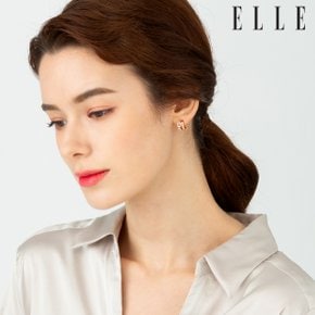 14K GF 체인 라인 원터치 귀걸이 ELGPEE311