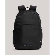 5022246 Tommy Hilfiger Signature Tape Zip Pull Backpack - Black