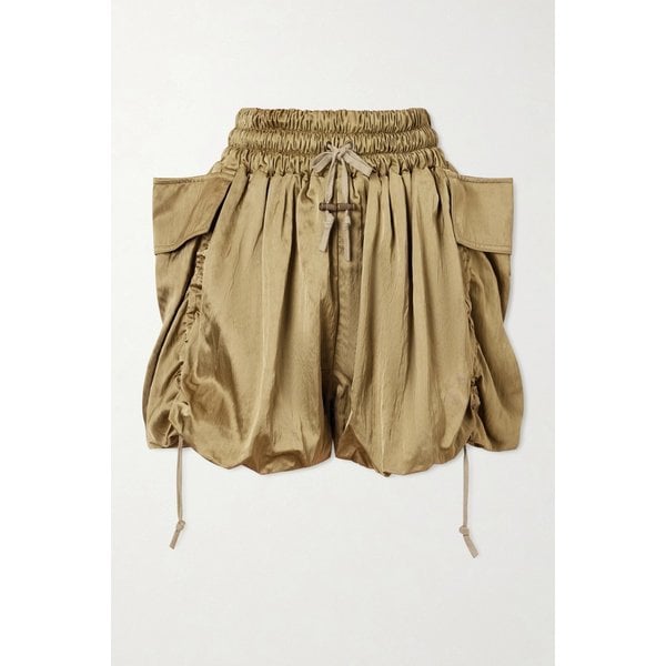 개더드 새틴 쇼츠 46376663163031920