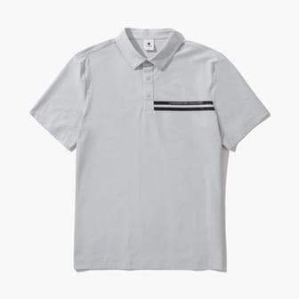 르꼬끄골프 [사은품 증정] 남성 트리코트 제원단에리 티셔츠 (GP121MTS33_GREY)