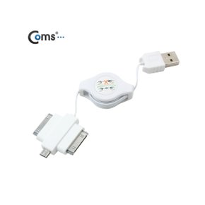 [NA235] Coms USB 스마트폰 충전케이블(멀티/릴)3in 1
