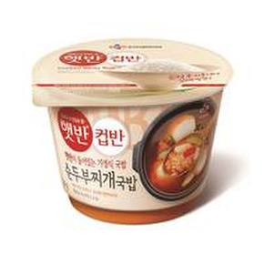 햇반 컵반 순두부찌개국밥 173g