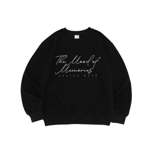 메모리 스웨트셔츠 (블랙)