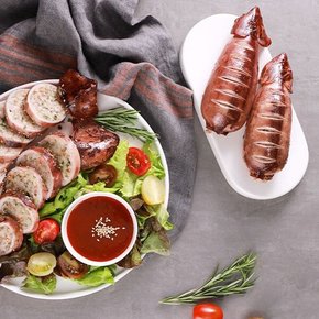 Fresh 속초 전통 수제 오징어명태순대 진공포장 500g x2개