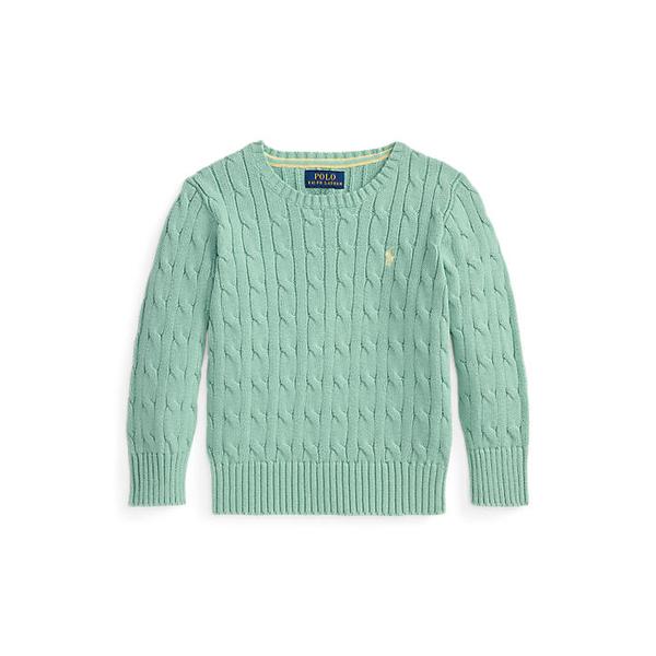 폴로 키즈 남아 2-7세 케이블니트 코튼 스웨터(CWPOSWEB6820716330)