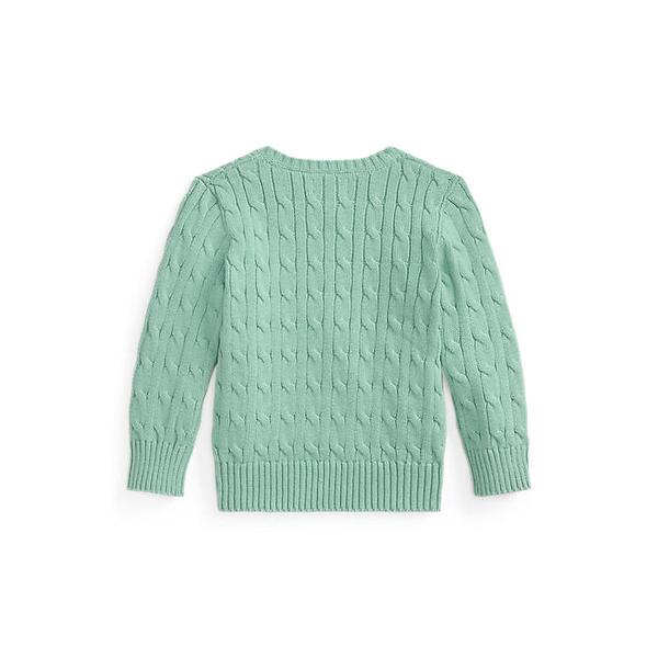 폴로 키즈 남아 2-7세 케이블니트 코튼 스웨터(CWPOSWEB6820716330)