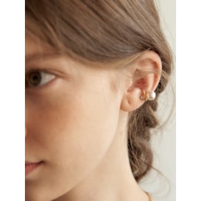 [silver925] Point Pearl Mix Earcuff_EC1705