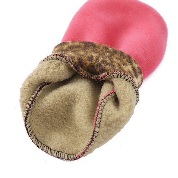 겨울 여성 호피덧신 수면양말 무압박 벨벳 기모 3켤레