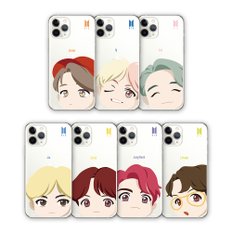 [BTS] BTS MOTION FACE CLEAR SOFT CASE /비티에스 클리어 소프트 케이스