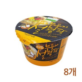 칠갑 우리쌀 누룽지 설렁탕 74g x 8개 빠른배송