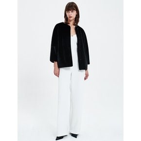 COLETTE FUR JACKET BLACK