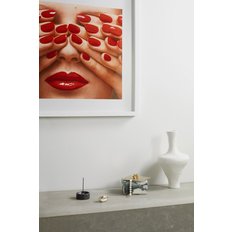 Guy Bourdin Framed Print, 35`` X 31`` 레드