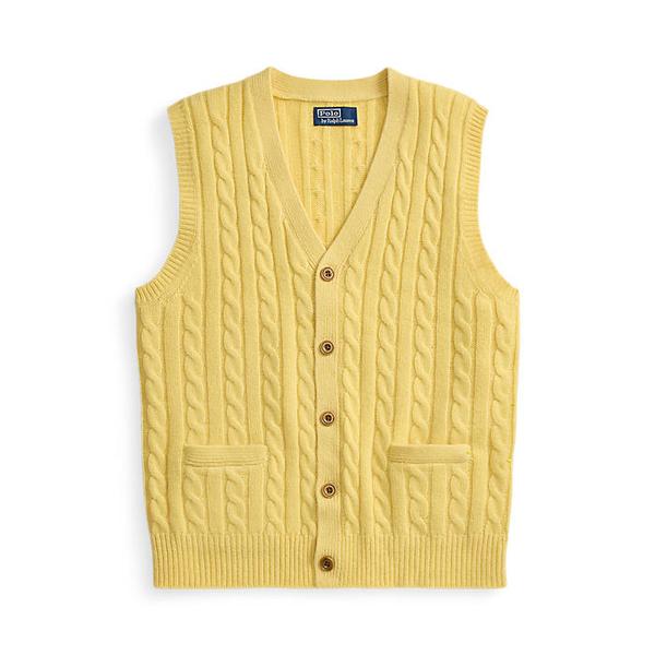 남성 케이블 니트 울 캐시미어 스웨터 베스트(MNPOSWE1CM20137700)