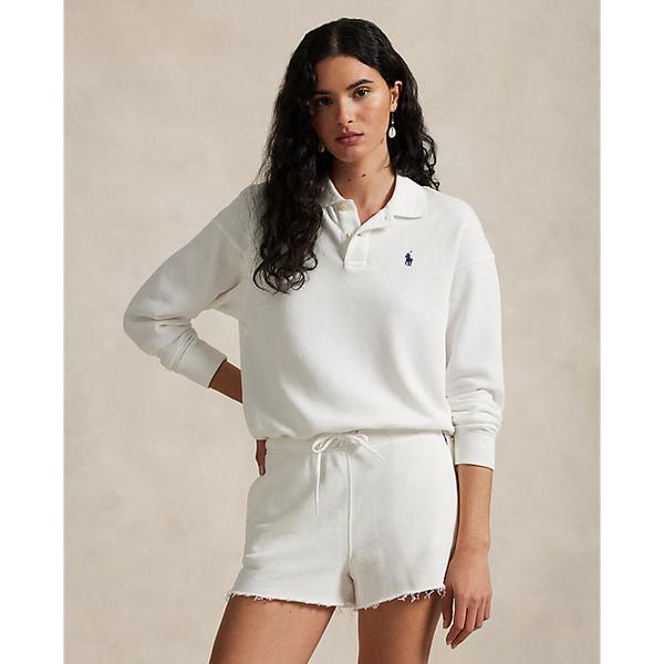 여성 라이트웨이트 플리스 롱 슬리브 폴로(WMPOKNINFB20811100)