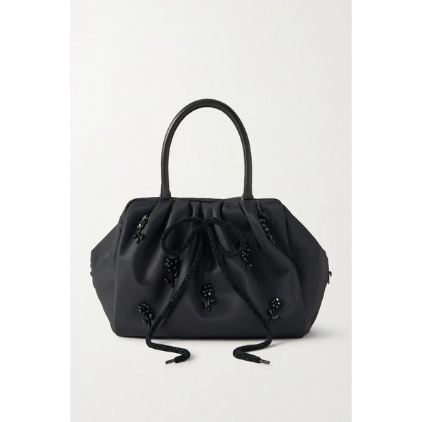 가죽 트리밍 장식 쉘 토트백 46376663163027639