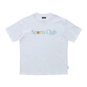 뉴발란스 공용 COURT CLUB 레터링 반팔티 티셔츠 NBNEC22503-WH