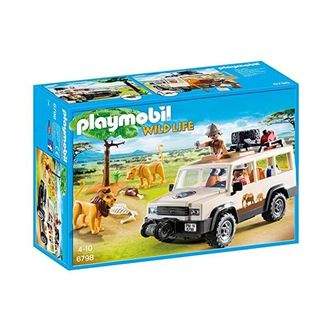  독일 플레이모빌 자동차 소방차 Playmobil Wild Life 6798 Safari OffRoad Vehicle with Winch 4