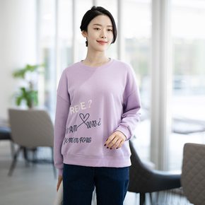 엄마옷 면라운드 맨투맨 긴팔 티셔츠 TS302008 중년여성의류/50대/60대/마담/빅사이즈