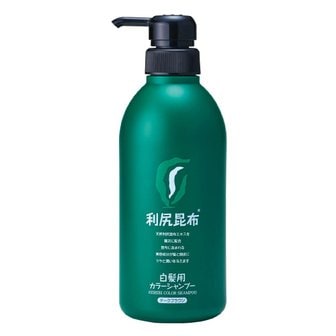  일본 리시리 다시마 추출 염색 컬러 샴푸 다크 브라운 500ml