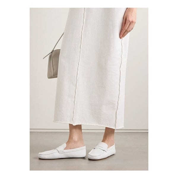 케이트 빌리 텍스처 가죽 로퍼 화이트 1647597358820682