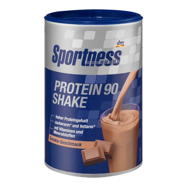[해외직배송] 독일 dm 스포츠니스 프로틴 90 쉐이크 초코 350g