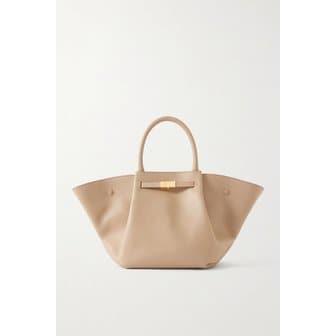 DEMELLIER 드멜리어 뉴욕 텍스처드 가죽 토트백 베이지 46376663162979971