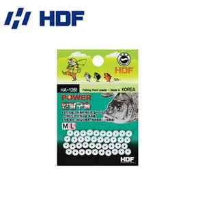 해동 HA-1281 파워반달구슬 (화이트)