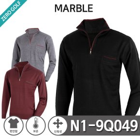 [MARBLE] 울 스웨터 하프집업 긴팔 니트 Model No_N1-9Q049