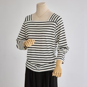 스퀘어 스트라이프티셔츠_T2601TS008A
